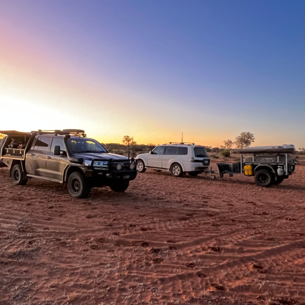 Stockman Extreme Pod Trailer at sunset