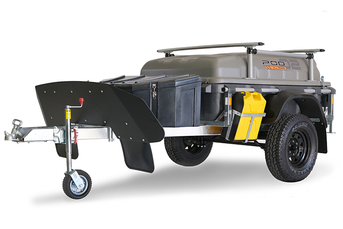 Stockman All-Roada Pod Trailer Front 3/4 View