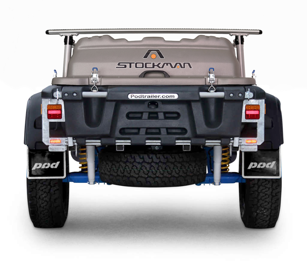 Stockman Extreme Pod Trailer Rear View